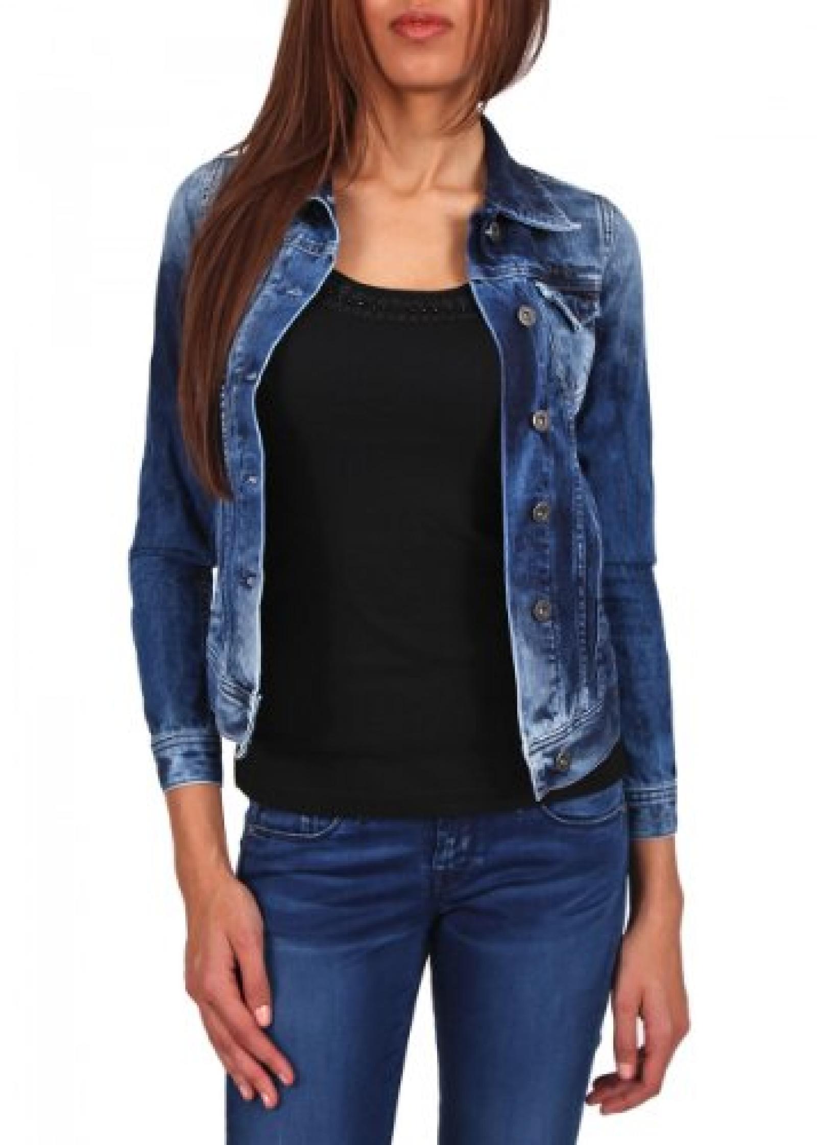 Pepe Jeans Damen Jeansjacke "THRIFT" blue Pepe Jeans Damen Jeansjacke "THRIFT" blue